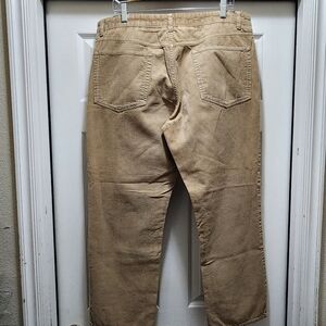 Cremieux Corduroy Pants Men's 38x29 Tan Brown Cotton 38 X 29
